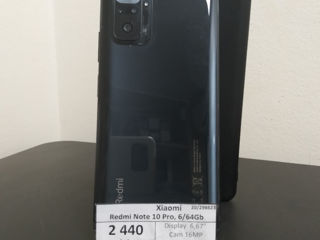 Xiaomi Redmi Note 10 Pro,6/64 Gb,2440 lei