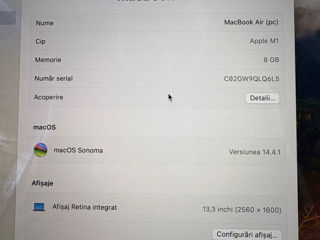 Apple Macbook Air 13 2021 M1 8/512gb ideal! Ca nou! foto 7