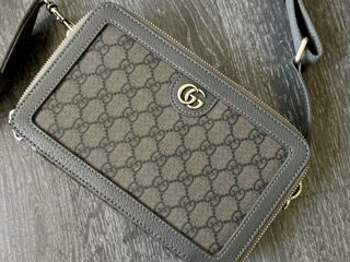 Gucci Ophidia mini in grey мужская messenger bag