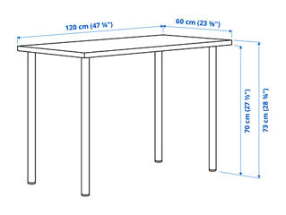 Masă de birou modernă Ikea foto 3
