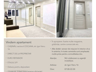 Apartament cu 2 camere, 53 m², Ciocana, Chișinău