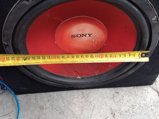 Subwoofer Sony + amplificator Kenwood foto 3