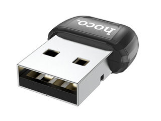 Компактный Bluetooth адаптер - «Hoco UA18 USB to BT V5.0 Black» foto 3