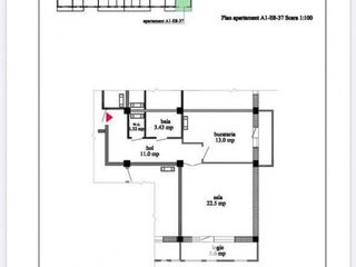 Apartament cu 1 cameră, 55 m², Centru, Ialoveni, Ialoveni foto 2