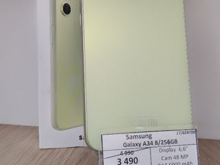 Samsung Galaxy A34 8/256GB 3490 lei