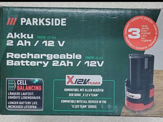 Baterie Parkside PAPK 12 B4  4.0a 12v foto 6