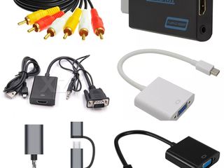 Адаптеры DVI-D 24+1/HDMI/DP to VGA-  и другие для подключения комп к монитору foto 1