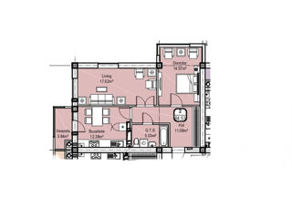 Apartament cu 2 camere, 65 m², Centru, Dumbrava, Chișinău mun. foto 1