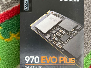SSD 500GB NVMe M.2 Gen3 x4 Type 2280 Samsung 970 EVO Plus MZ-V7S500 Nou Sigilat - 1000Lei