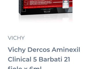 Vichy Dercos Aminexil Clinical . Ср-во от выпадения волос для мужчин, 21 ампула по 6 мл foto 3