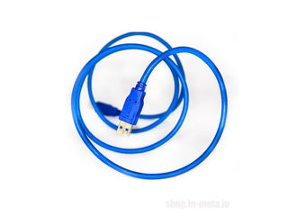 ID-114, USB 3.0 A type Male to Male - 60 см / 1 Meter / 1,5 Meter foto 2