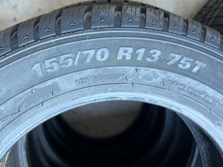 2 шины/2 anvelope 155/70 R13 Kumho Wintercraft WP52/ Монтаж, доставка, livrare 2023 foto 8