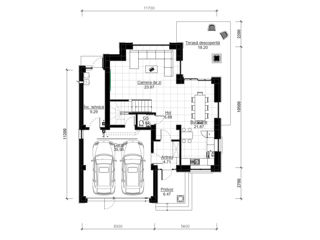 Casă de locuit individuală cu 2 niveluri P+E/235.7m2/construcții/3D/arhitect/reconstrucții/proiecte foto 8