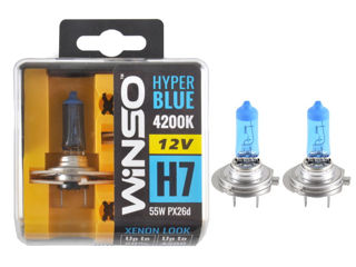 Lampa Winso H7 12V 55W Px26D Set Hyper Blue 4200K 712750