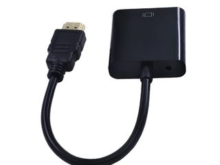 HDMI to VGA адаптер +audio, хорошо подходит для новых видеокарт и Playstation 3(бесплатная доставка) foto 2