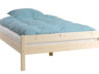 Кровать sallinge 160x200 натуральный + ламели