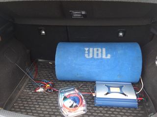 Мощный JBL сабвуфер+ усилитель Jbl +новый комплект проводов 1200 ватт foto 8