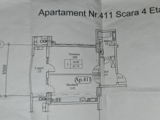 Apartament cu 1 cameră, 48 m², Botanica, Chișinău foto 2