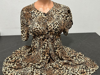 Rochie print leoprad S-M foto 1