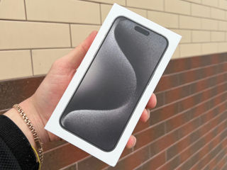 iPhone 15 Pro Max Black Titanium 256Gb Sigilat + Garantie 1 An! foto 3