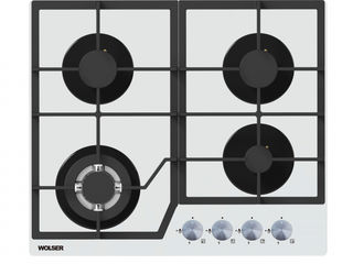 Plita de gaz incorporabila Wolser WL-6400 GBN Q White