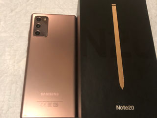 Samsung Galaxy Note20, 8/256GB. Bronze.Schimb pentru iPhone.