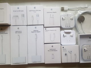 Iphone incarcator charger lightning to usb cable original apple earpods foto 1
