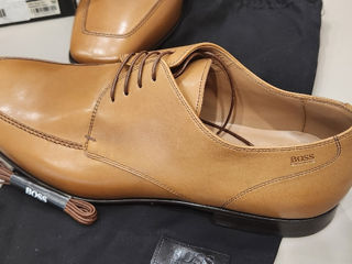 BOSS Hugo Boss Mужские кожаные туфли - Made in Italy - Size 11.5 US - Brown