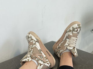 Jordan Aleali May x Air Jordan 4 Camo Poze reale foto 3