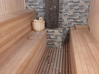 Sauna pe lemne cu ceaun carpatic foto 4