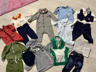 set hăinuțe băiețel 0-3 luni / пакет вещей (10 единиц) мальчик 0-3 мес Carters; H&M; Guess Baby)