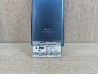 Xiaomi Redmi Note 9 4/128GB , 1290 lei