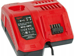 Încărcător rapid / зарядное устройство milwaukee m12-18 fc,4932451079 foto 2