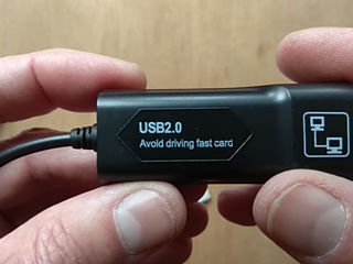 Внешняя сетевая карта USB 2.0 для компьютера, ноутбука