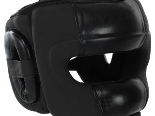 Шлем боксерский с бампером кожаный VELO
