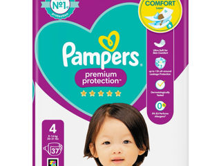 Scutece si Chilotei Pampers Premium N4, N5 foto 1