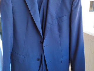 Новый костюм шерсть  72/102  , тройка темно  синий  , для высок., школьника,  студента  . foto 5