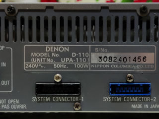 Amplifier Denon UPA-110 foto 4