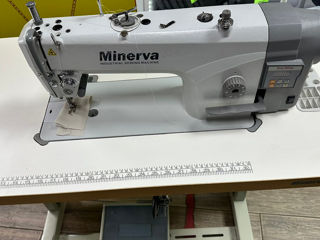 Minerva M818-JDE промышленная швейная машина со встроенным сервомотором для средних итяжелых тканей