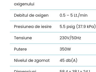 Concentrator de Oxigen Philips foto 3