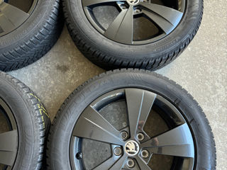 5x112 R17 Skoda cu anvelope 215/55 R17 foto 3