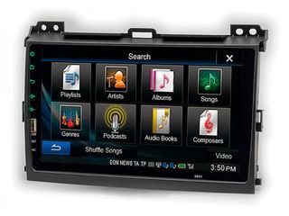 Штатная автомагнитола Android 10'' на Toyota Land Cruiser 100 2003-2008