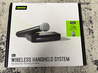 Shure BLX24E/PG58 S8, 823-832MHz Wireless Handheld System foto 5