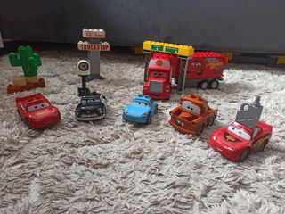 Lego Duplo набор Молния Мак Куин в наборе 5 машинок и автовоз!!! foto 3