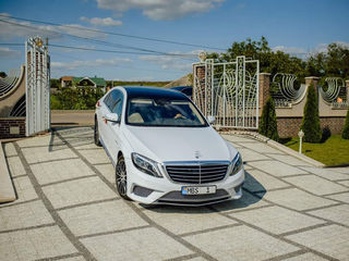 Chirie/аренда Mercedes S Class W222 AMG S65 Long alb/белый foto 1