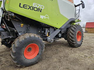 Terra Class vinde combină Claas Lexion 670 4X4 Montana din 2014 foto 7