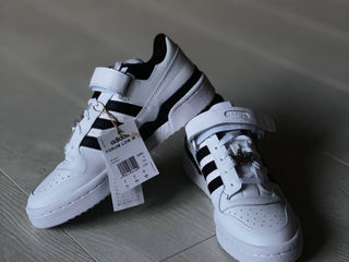 Кроссовки Adidas Forum Low White&Black foto 2