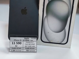 Apple Iphone 15 6/128 Gb   Bat-100%     11590lei