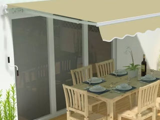 Выдвижные козырьки , разные цвета 295х250 см - доставка, кредит !!! фото 7
