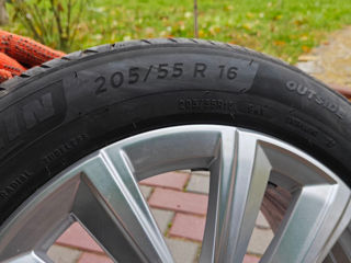 NOU  !!!  Discuri  5/108/R16 + anvelope Michelin e primacy 205/55/r16 aduse din Germania. foto 2